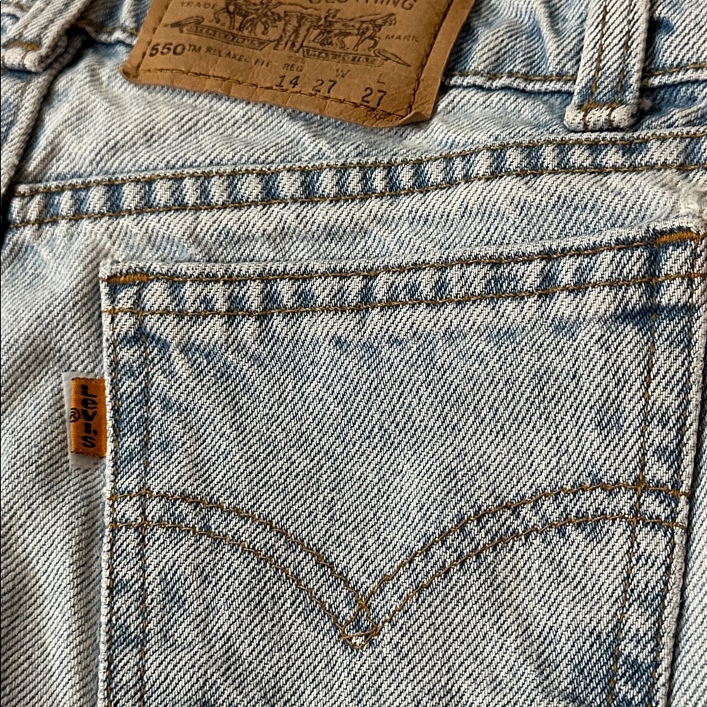 Boys Vintage 550 Relaxed Orange Tab Levi’s